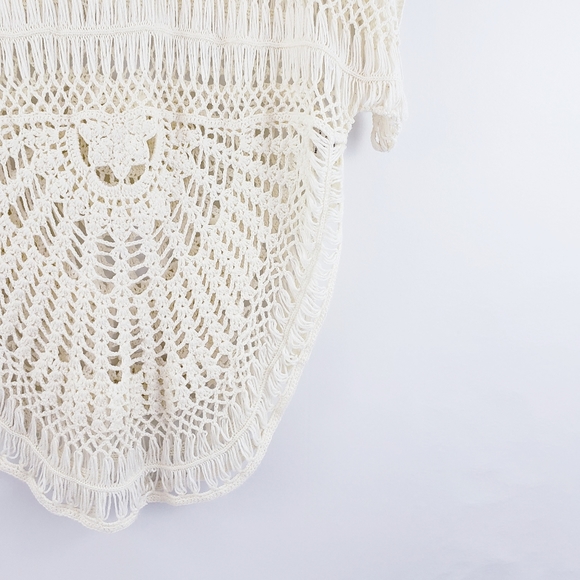 🚫SOLD🚫 Romeo & Juliet Couture Crochet Boho Top - Picture 3 of 6